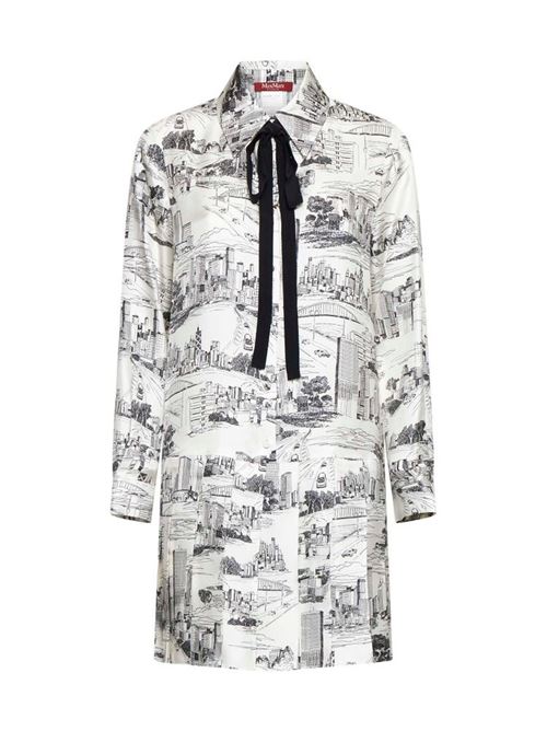 Printed twill shirt dress Max Mara | 2426226081600.001